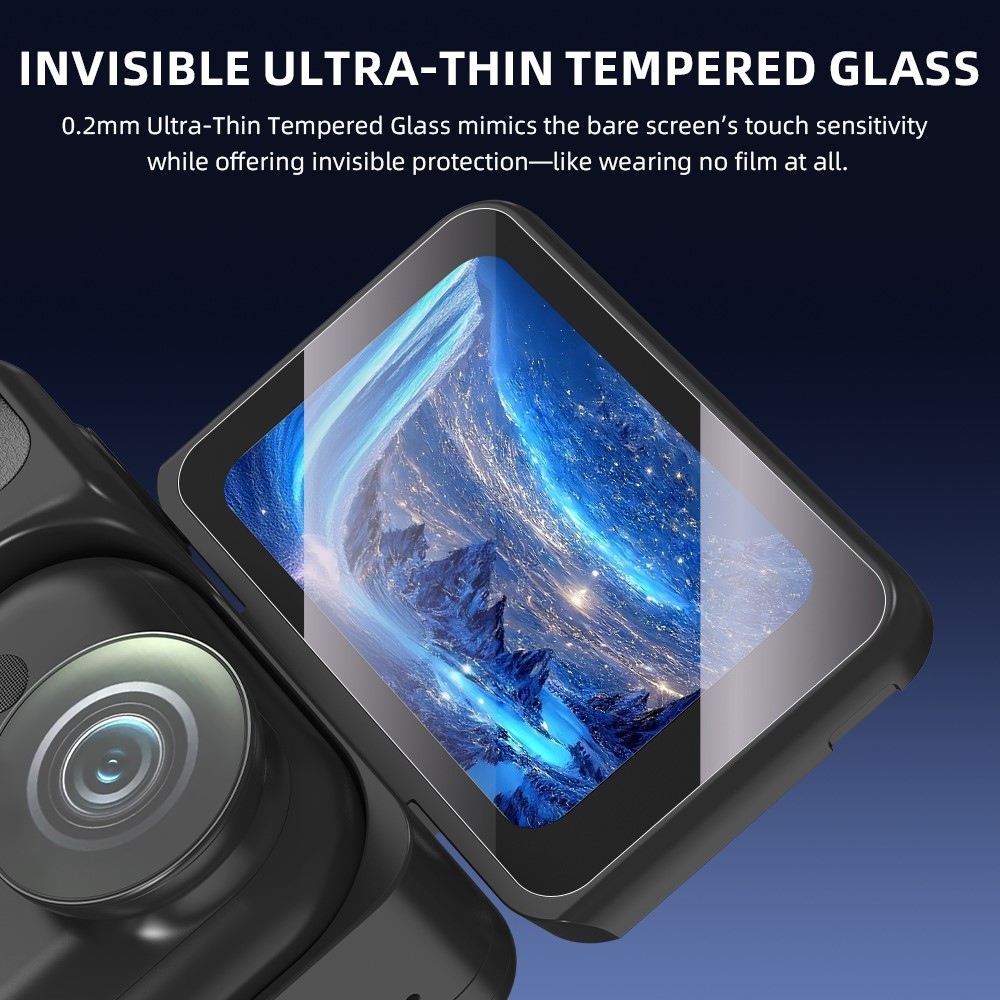 Tvrdené ochranné tvrdené sklo pre Insta360 GO Ultra 2 ks