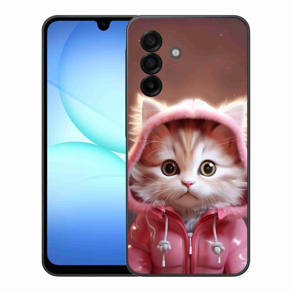 Gélový kryt mmCase na Samsung Galaxy A17 4G/5G - roztomilé mačiatko 3