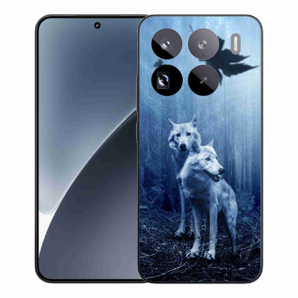 Gélový kryt mmCase na Xiaomi 15 Pro - vlci v lese