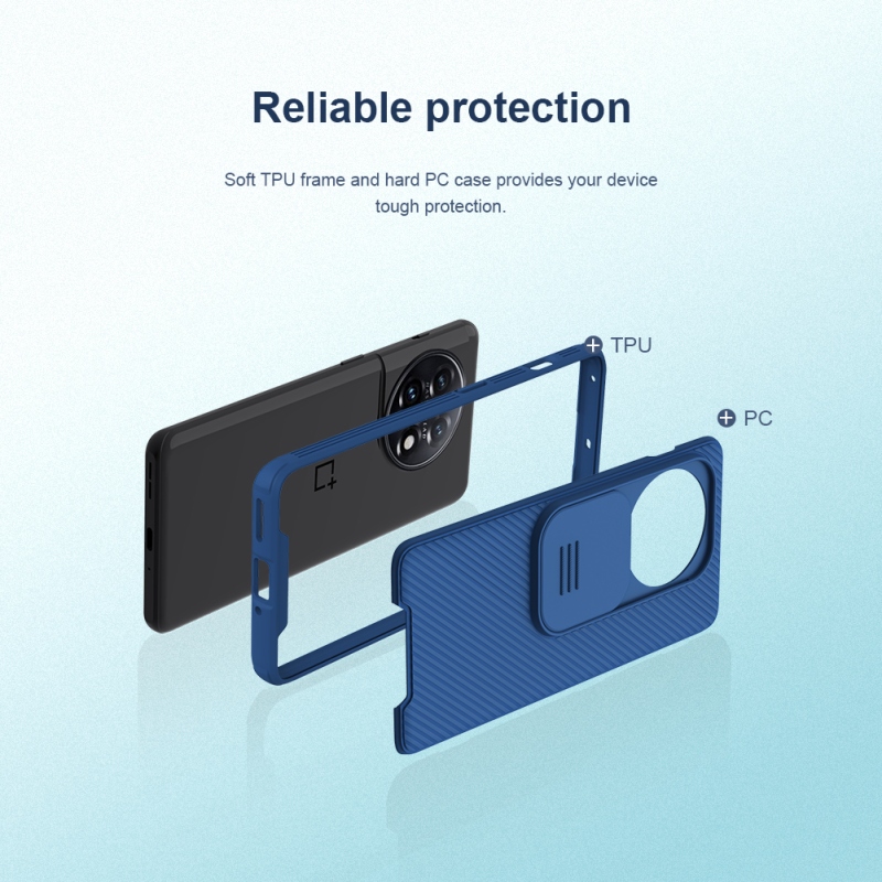 Nillkin CamShield PRE Zadný Kryt pre OnePlus 11 Black