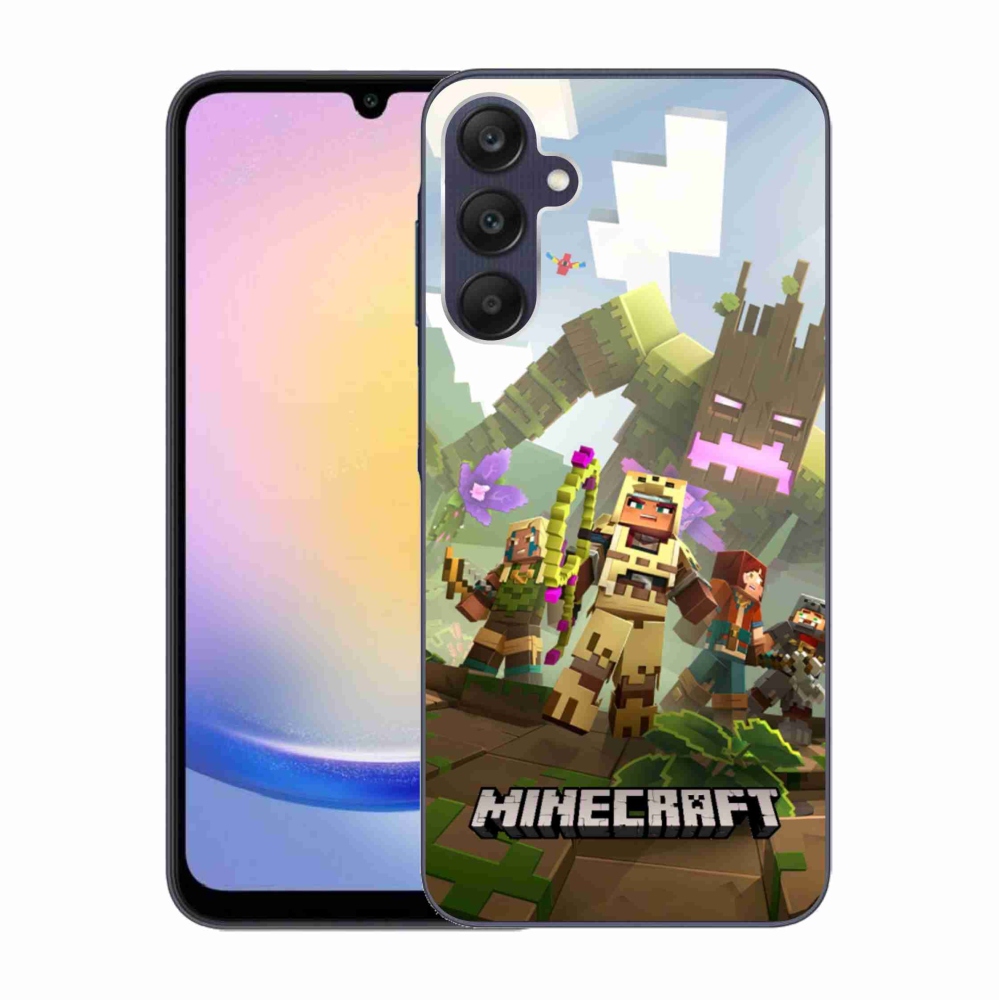 Gélový kryt mmCase na Samsung Galaxy A25 5G - minecraft 1