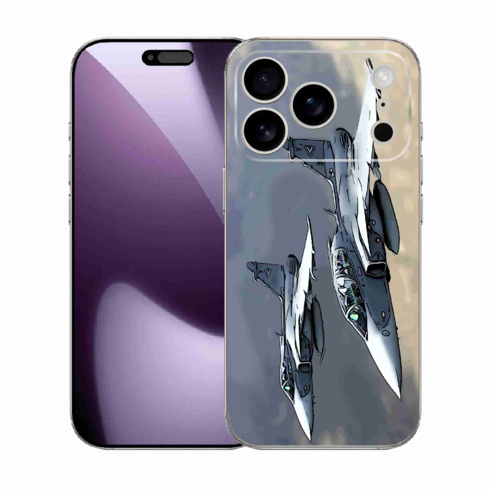 Gélový kryt mmCase na iPhone 17 Pro - stíhačky
