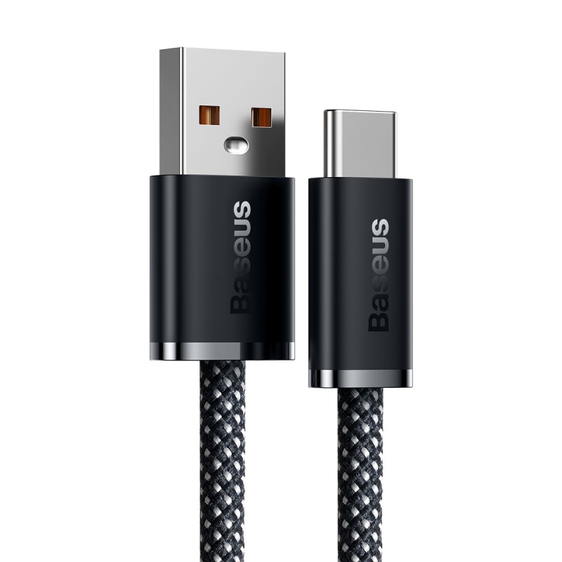 Baseus Dynamic Series Fast Charging Dátový Kábel USB-A - USB-C 100W 2m Slate gray