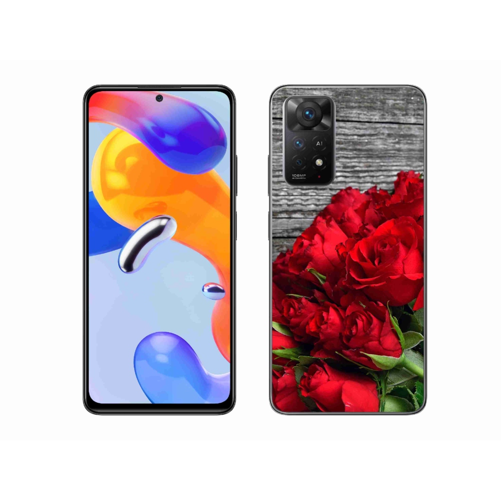 Gélový kryt mmCase na Xiaomi Redmi Note 11 Pro 4G/5G - červené ruže