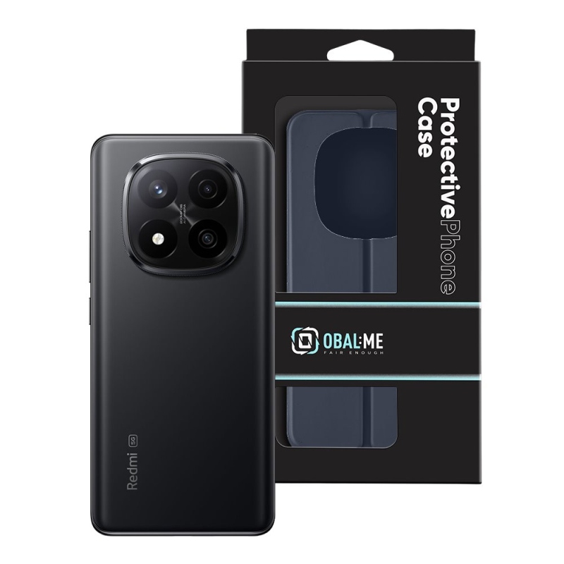 OBAL:ME SmoothTouch Puzdro pre Xiaomi Redmi Note 14 Pro+ 5G Dark Blue
