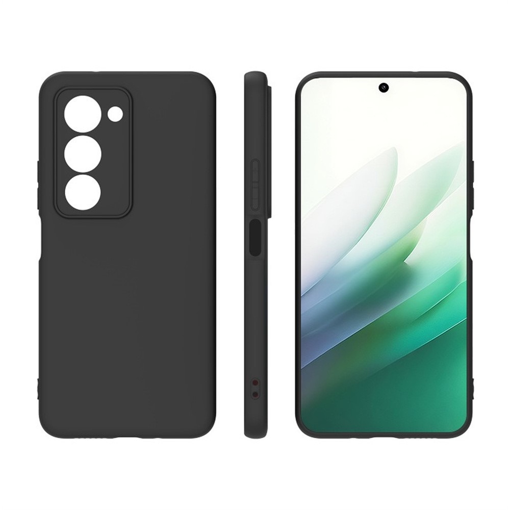 Matný gélový obal na Xiaomi Redmi 15 5G (169mm) - čierny
