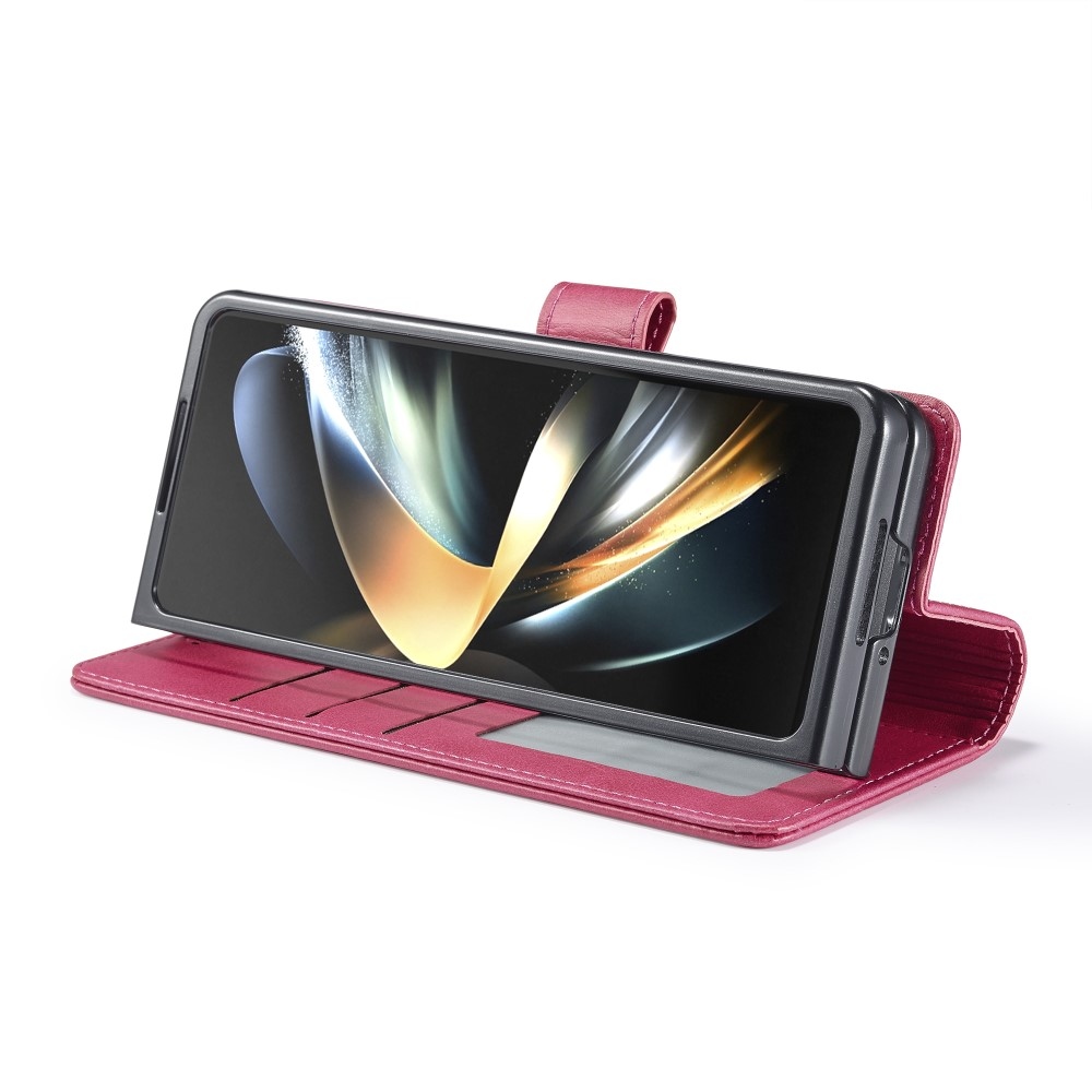 Imeeke knižkové puzdro na Samsung Galaxy Z Fold5 5G - rose