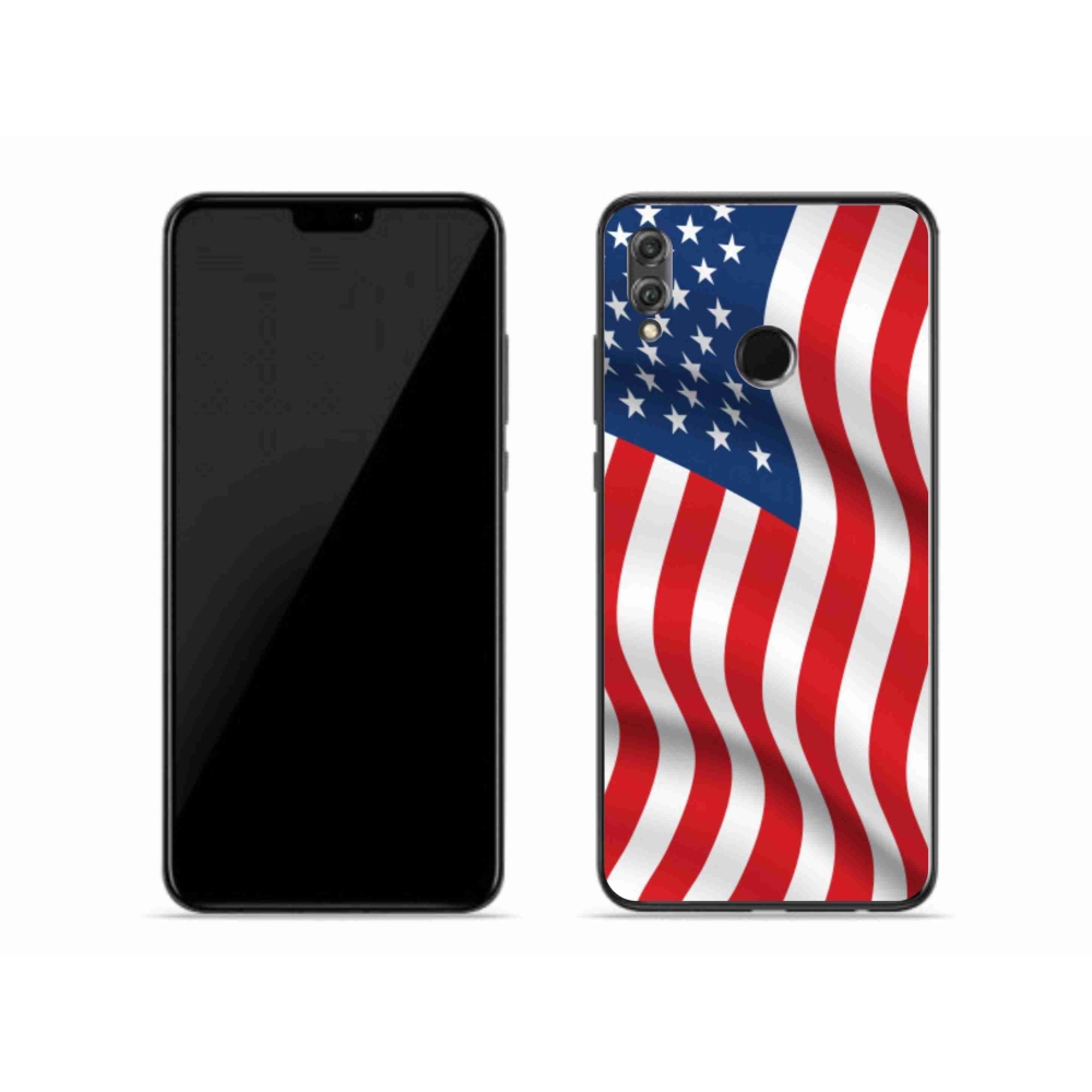 Gélový kryt mmCase na mobil Honor 8X - USA vlajka