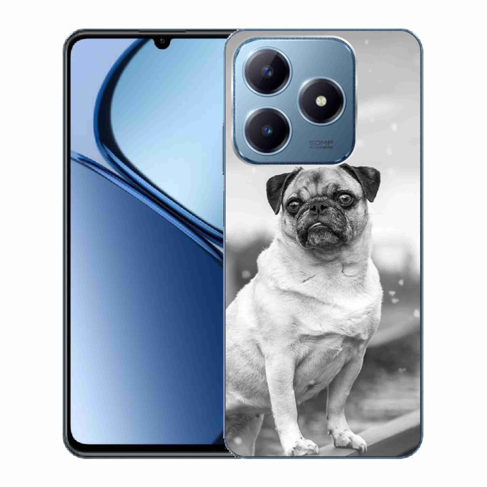 Gélový obal mmCase na Realme C63 - mops