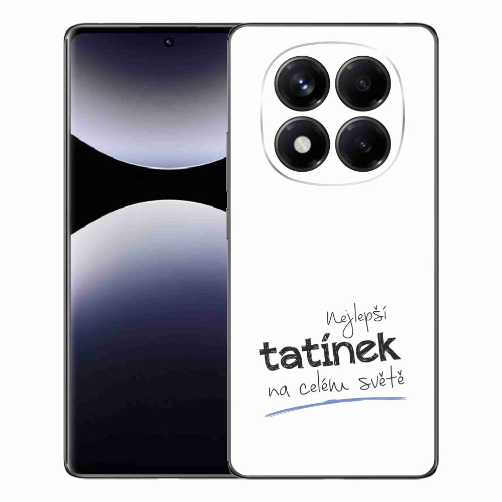 Gélový kryt mmCase na Xiaomi Redmi Note 14 Pro - najlepší otecko 4 biele pozadie