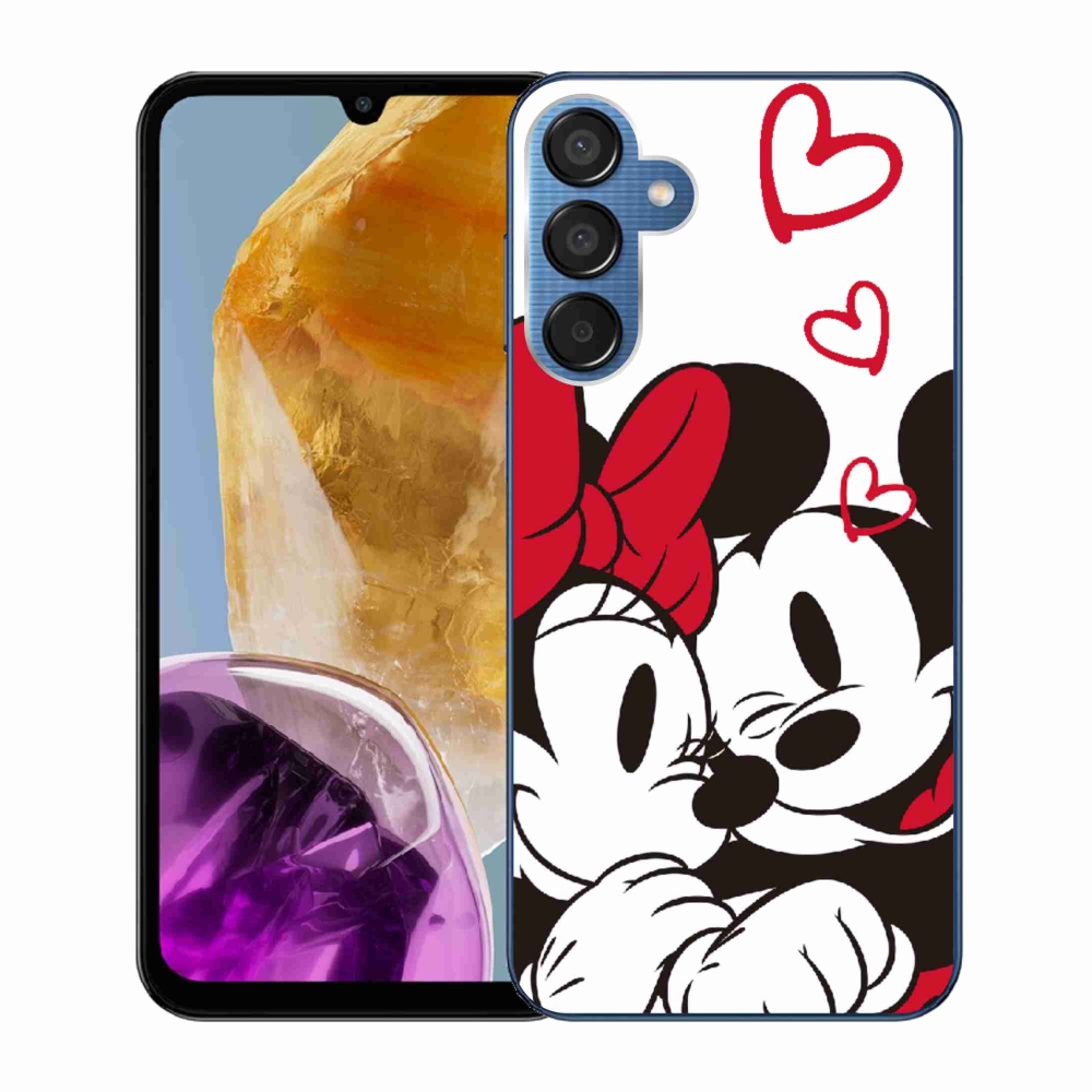 Gélový kryt mmCase na Samsung Galaxy M15 5G - minnie a mickey