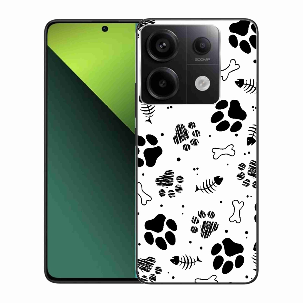 Gélový kryt mmCase na Xiaomi Redmi Note 13 Pro 5G/Poco X6 5G - psie labky 1