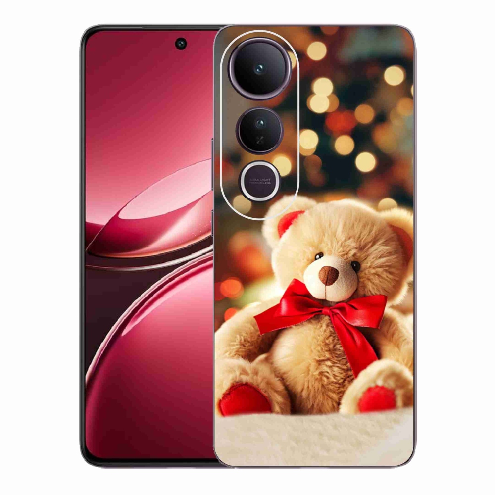 Gélový kryt mmCase na Vivo V50 Lite 4G/5G - plyšový medvedík