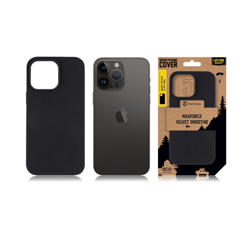 Tactical MagForce Velvet Smoothie Kryt pre Apple iPhone 14 Pro Max Asphalt