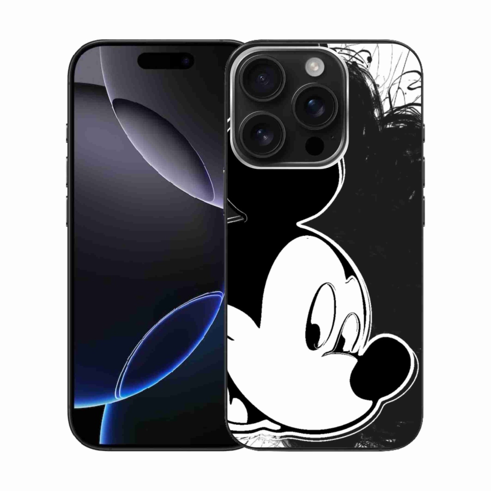 Gélový kryt mmCase na iPhone 16 Pro - mickey mouse 1