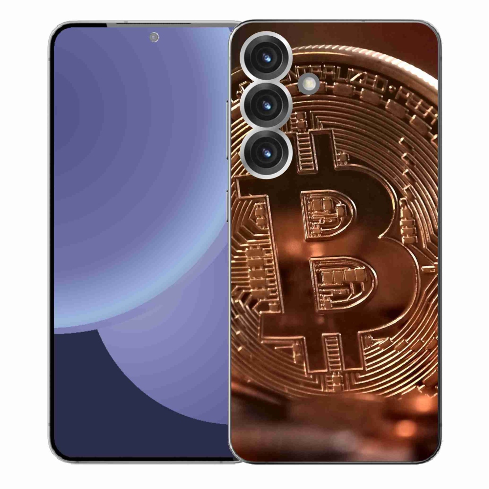 Gélový kryt mmCase na Samsung Galaxy S25+ - bitcoin