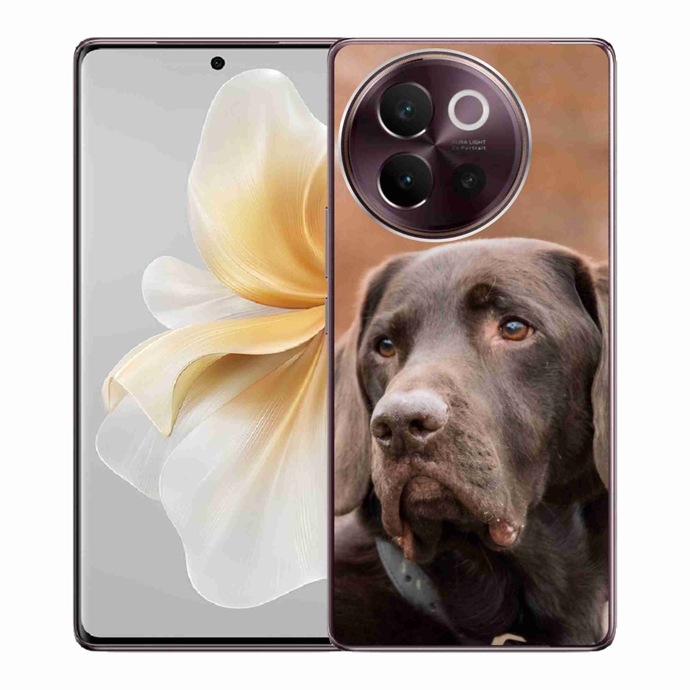 Gélový obal mmCase na Vivo V40 Lite 5G - hnedý labrador