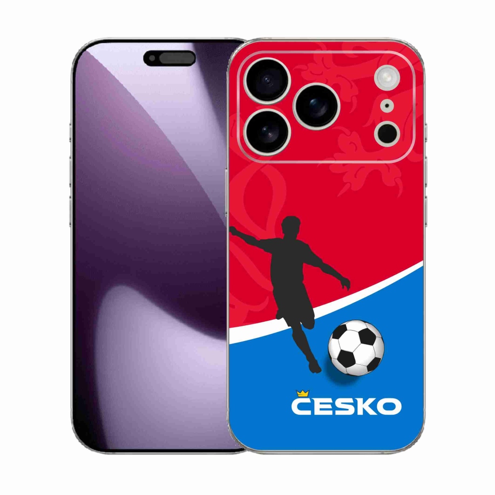 Gélový kryt mmCase na iPhone 17 Pro - futbal Česko