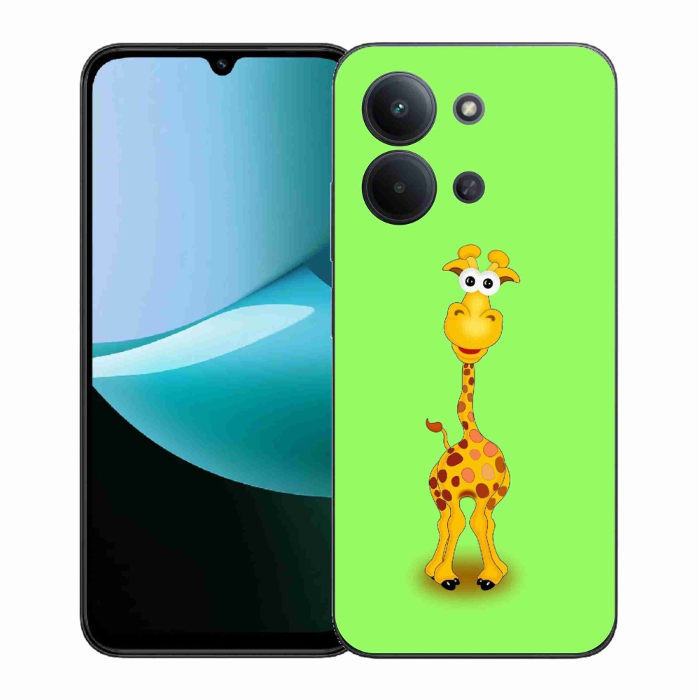 Gélový kryt mmCase na Xiaomi Redmi 15C 4G (171mm)/Poco C85 4G (171mm) - kreslená žirafa
