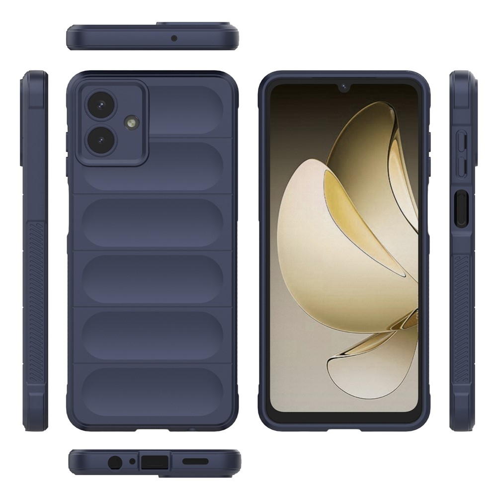 Rugg odolný gélový obal na Samsung Galaxy A07 4G - tmavomodrý