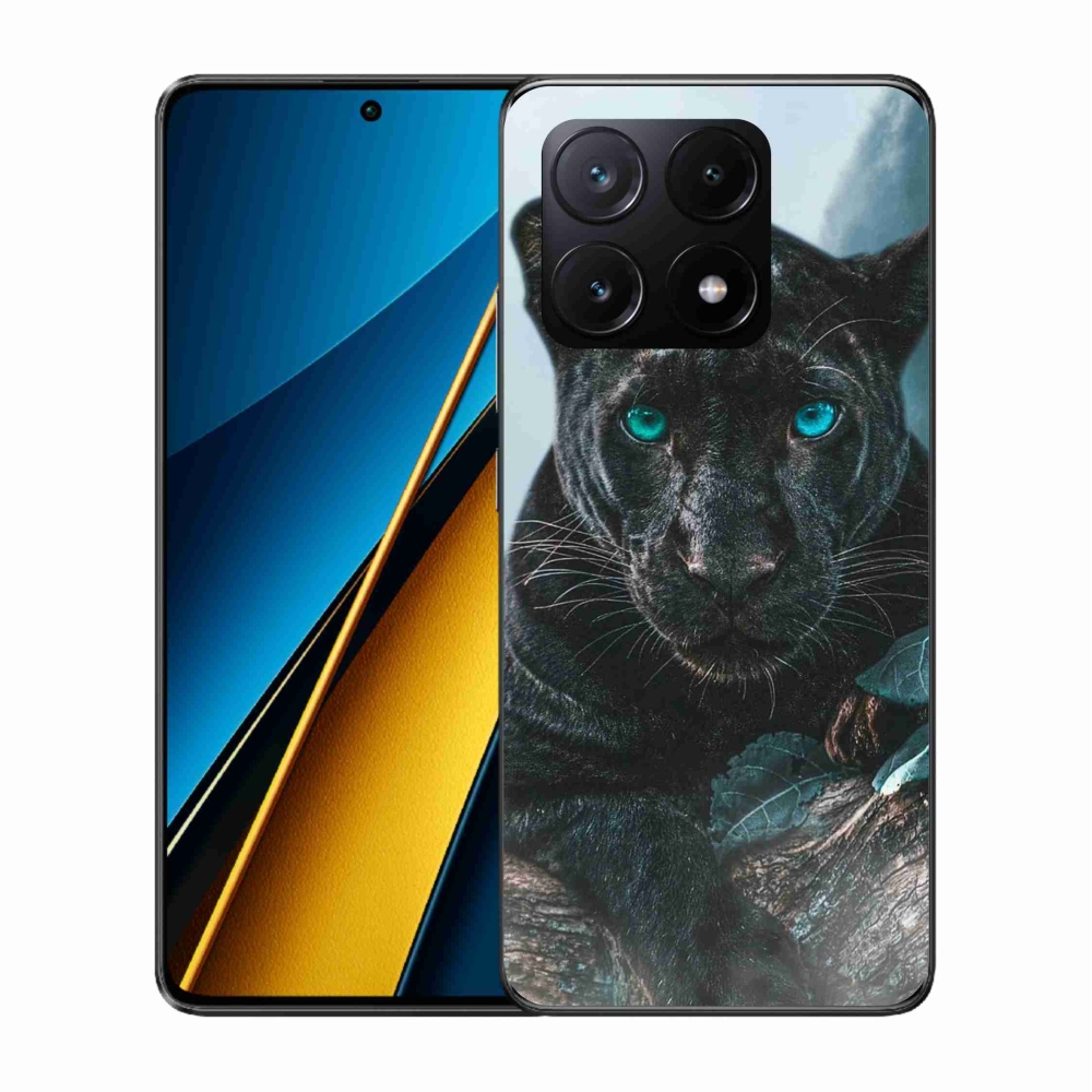 Gélový kryt mmCase na Xiaomi Poco X6 Pro 5G - čierny panter