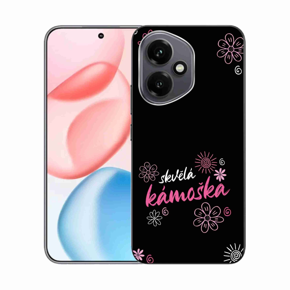 Gélový kryt mmCase na Honor 400 - skvelá kamoška čierne pozadie