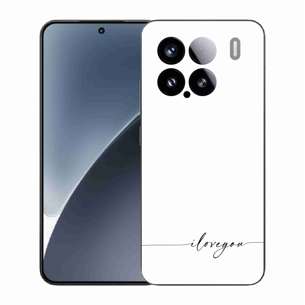 Gélový kryt mmCase na Xiaomi 15 - I love you biele pozadie