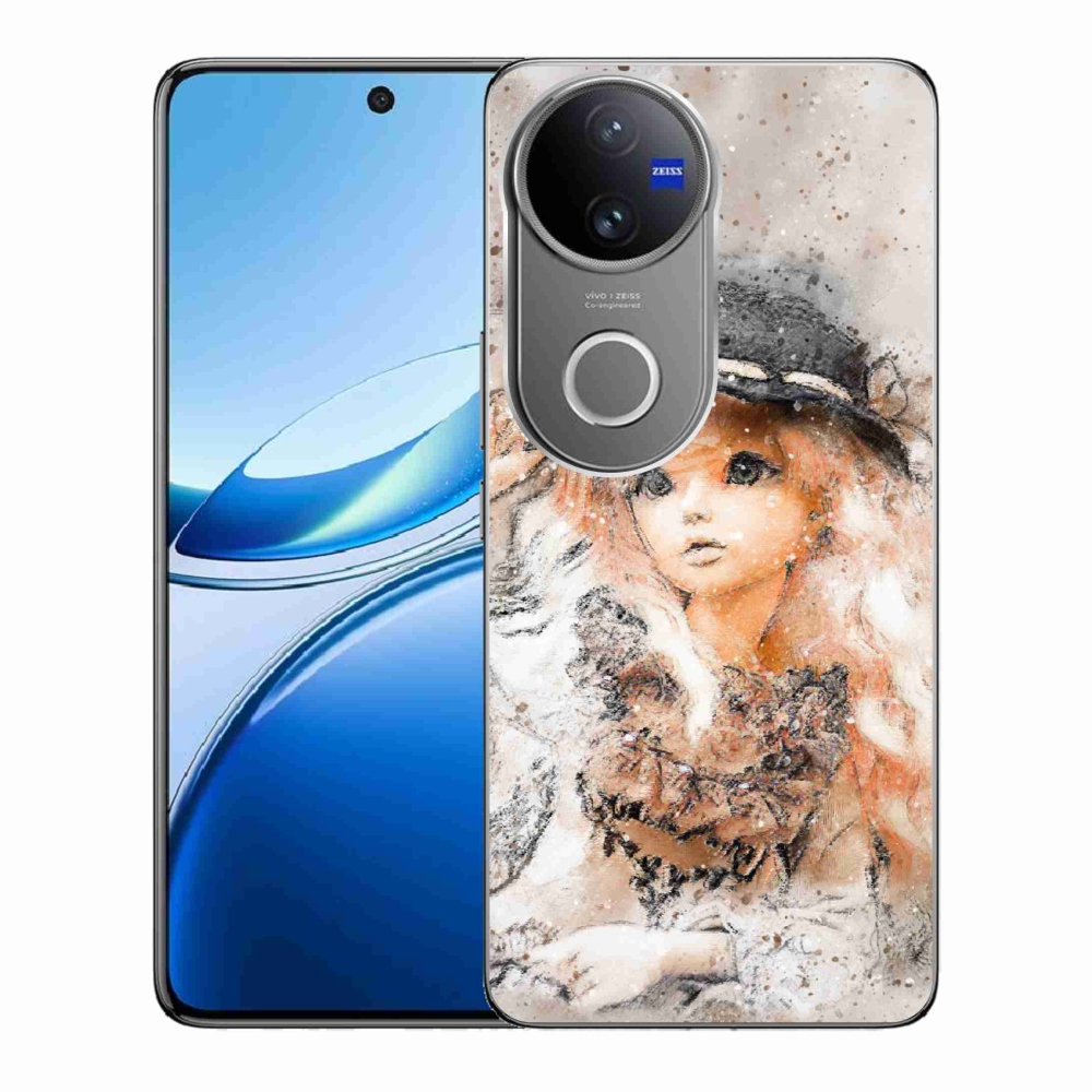 Gélový kryt mmCase na Vivo V50 5G - dievčatko s klobúkom