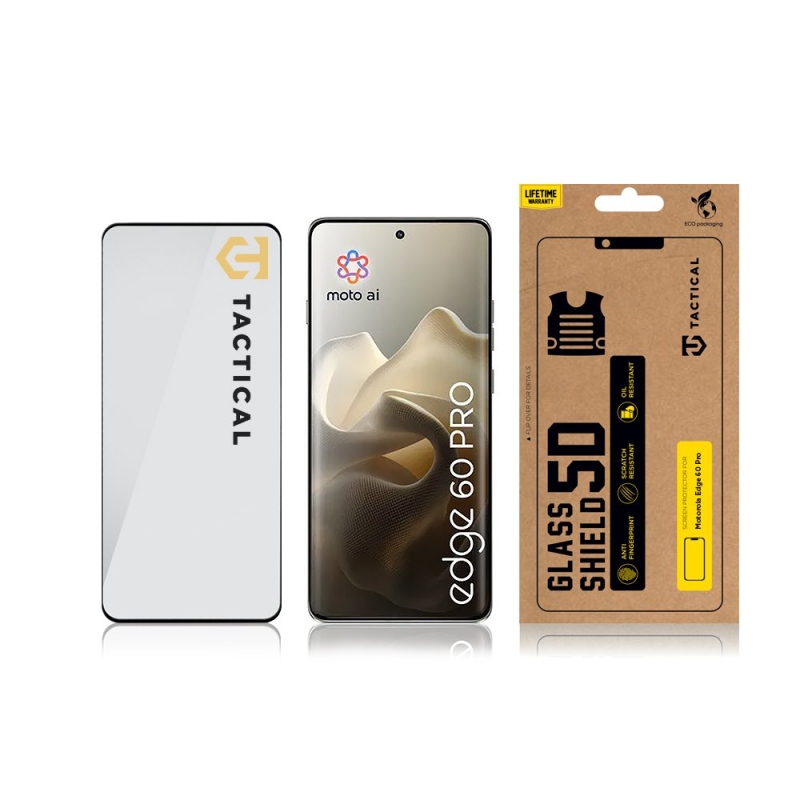 Tactical Glass Shield 5D sklo pre Motorola Edge 60 Pro Black