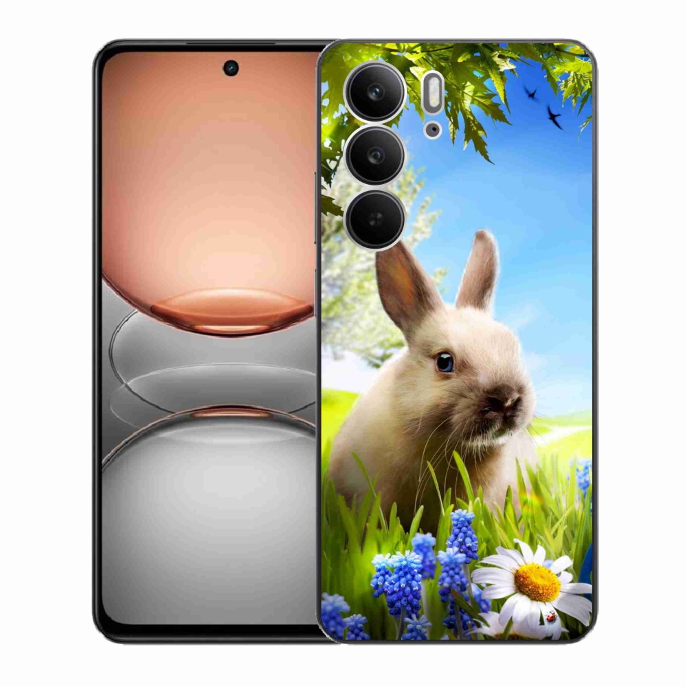 Gélový kryt mmCase na Realme C75 - zajačik