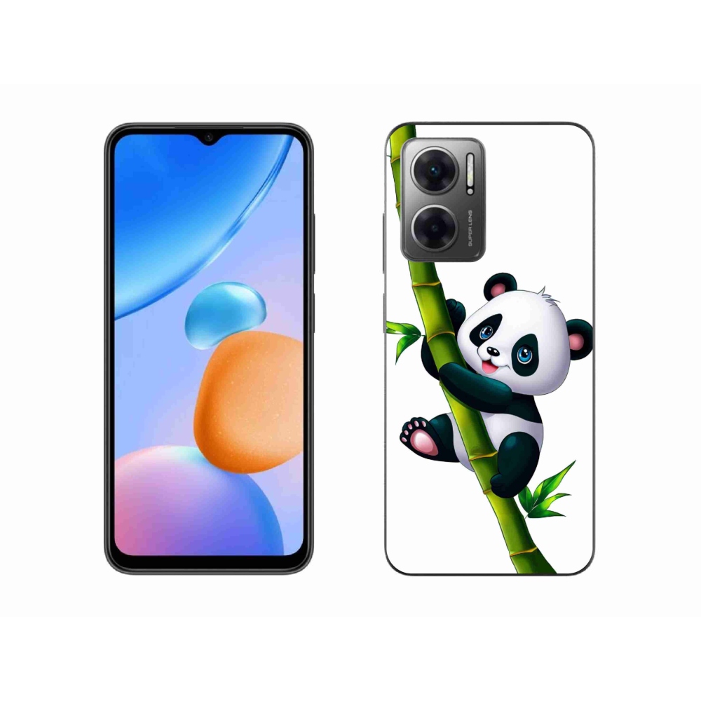 Gélový kryt mmCase na Xiaomi Redmi 10 5G - panda na bambuse