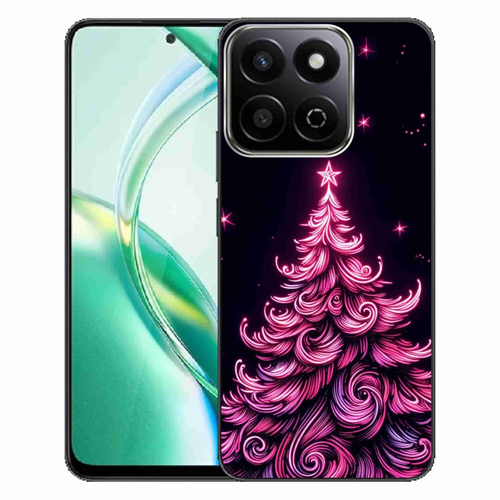 Gélový kryt mmCase na Honor 200 Smart 5G - neónový vianočný stromček 2