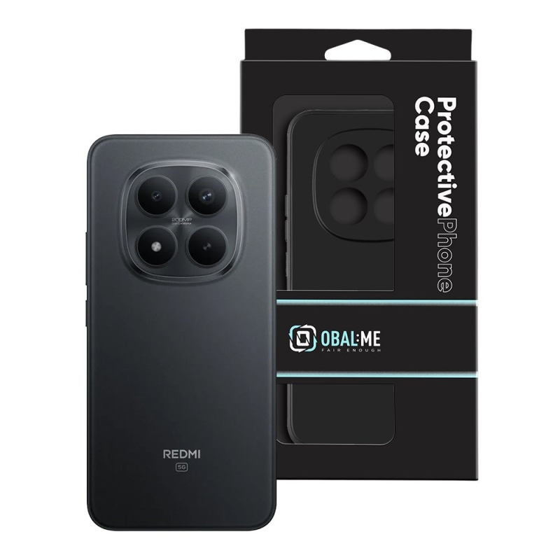 Kryt:ME Matný TPU kryt pre Xiaomi Redmi Note 15 Pro+ 5G/Poco M8 Pro 5G Black