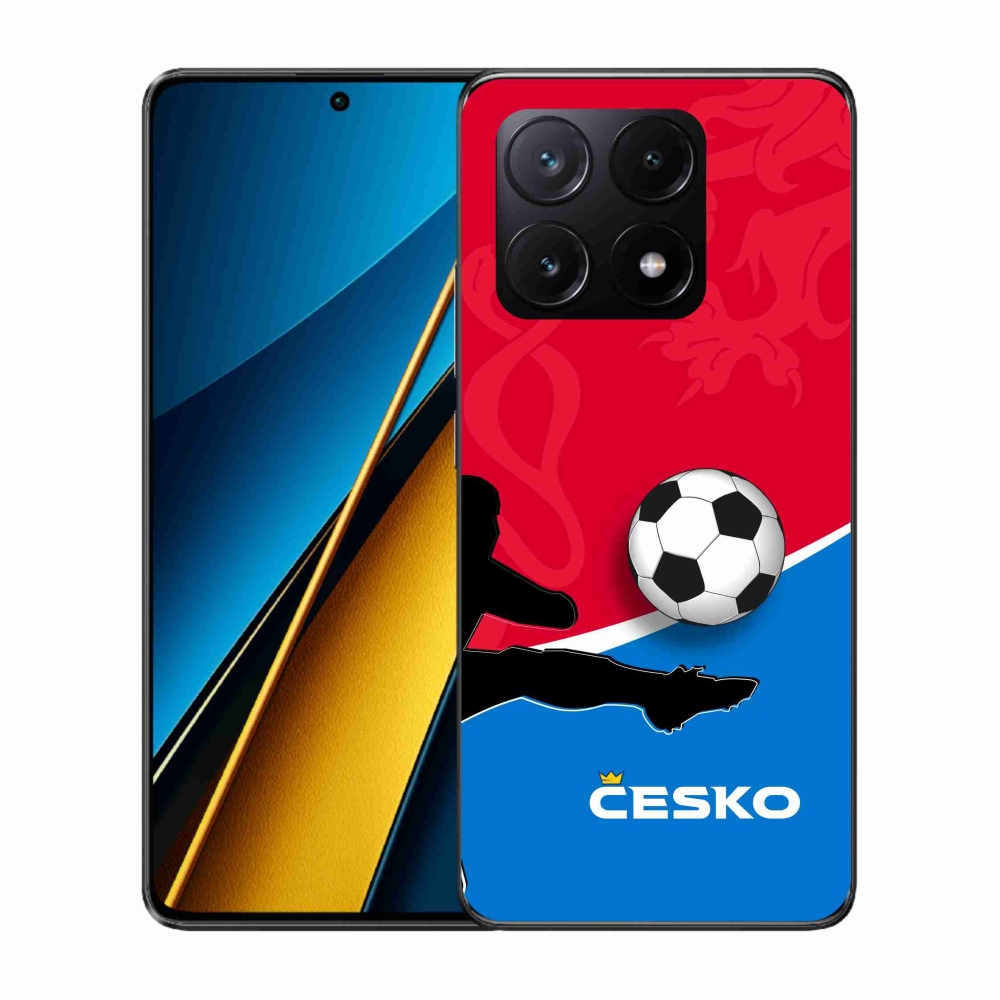 Gélový kryt mmCase na Xiaomi Poco X6 Pro 5G - futbal Česko 2