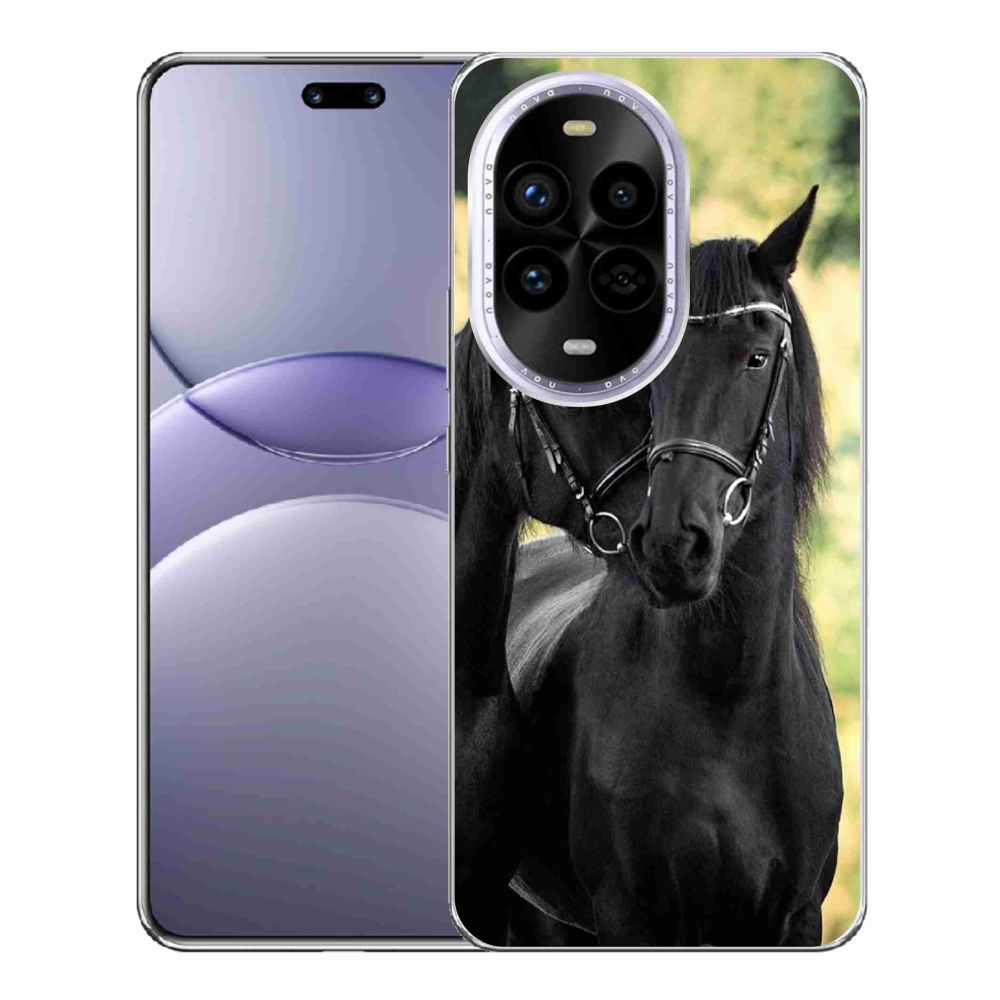 Gélový kryt mmCase na Huawei Nova 13 Pro 5G - dva čierne kone