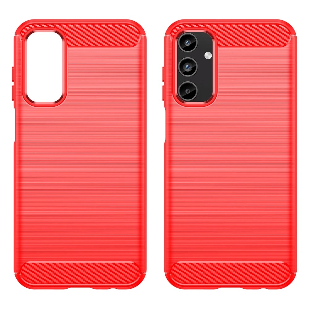 Carbon odolný gélový obal na Samsung Galaxy A15 4G/5G - červený