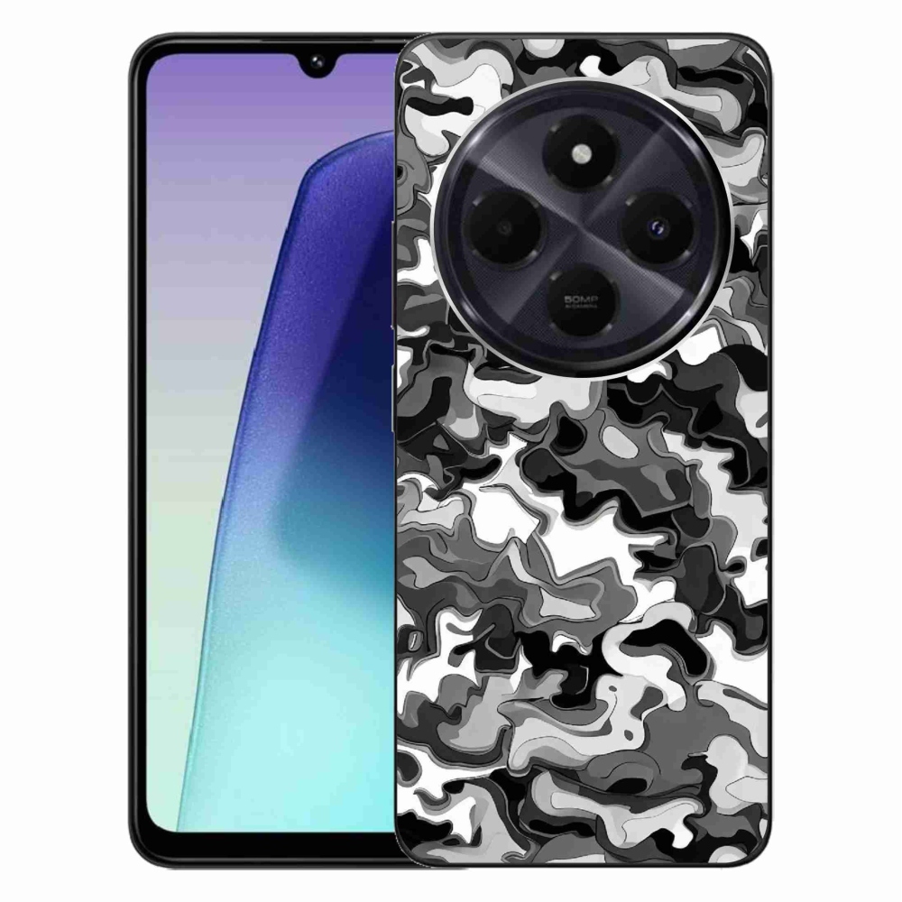 Gélový kryt mmCase na Xiaomi Redmi 14C/Poco C75 - maskáčový vzor 3