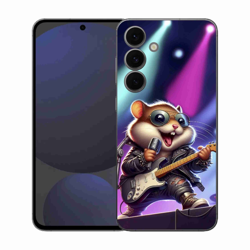 Gélový kryt mmCase na Samsung Galaxy S25 FE - škrečok rocker