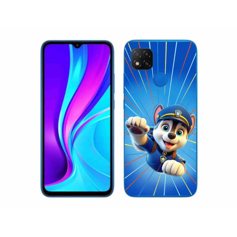 Gélový kryt mmCase na Xiaomi Redmi 9C - labková patrola 2