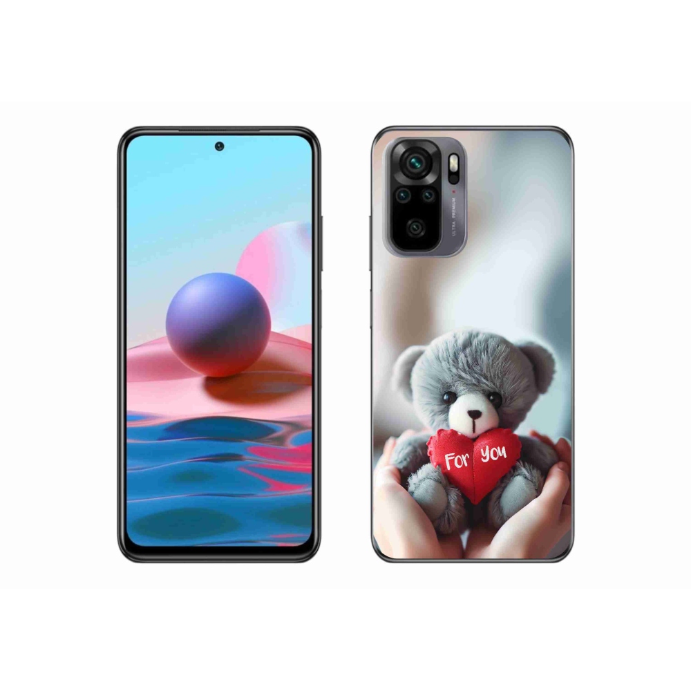 Gélový kryt mmCase na Xiaomi Redmi Note 10S - medvedík pre zamilovaných