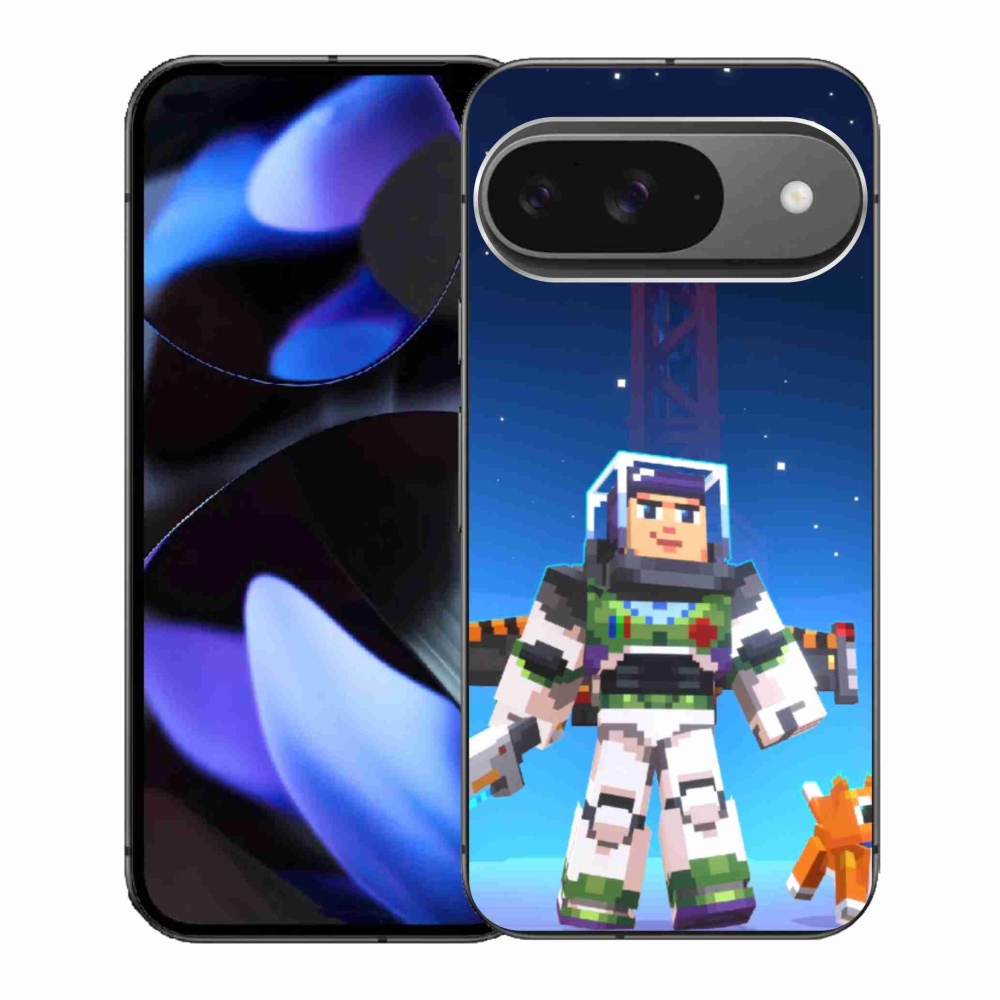 Gélový kryt mmCase na Google Pixel 9/9 Pro - minecraft 2