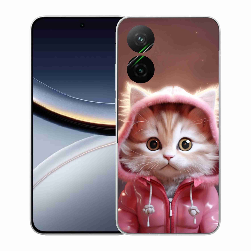 Gélový kryt mmCase na Xiaomi Poco F7 5G - roztomilé mačiatko 3