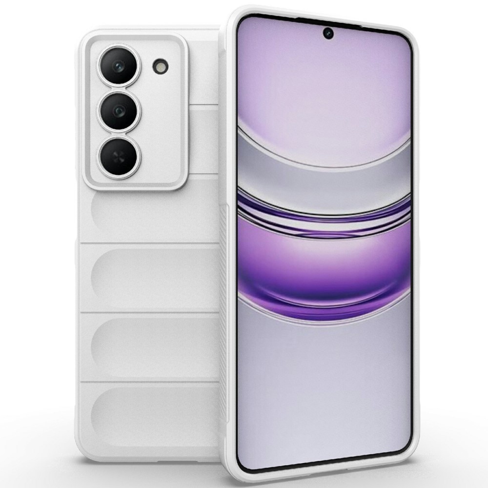 Rugg odolný gélový obal na Realme 14x 5G - biely
