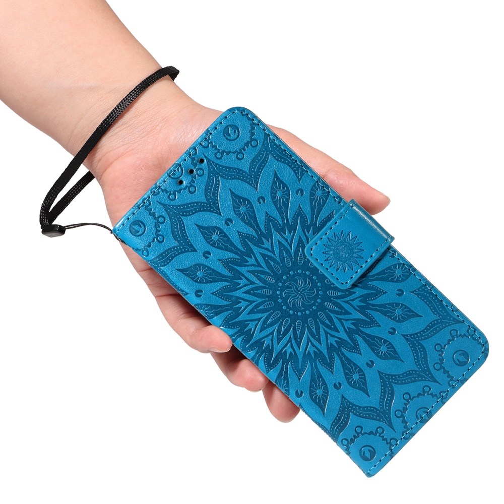 Sunflower knižkové púzdro na Xiaomi Redmi 15C 4G/5G (173mm) - modré