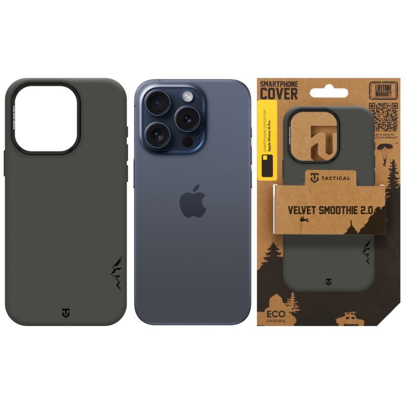 Tactical MagForce Velvet Smoothie 2.0 – puzdro pre Apple iPhone 15 Pro Bazooka