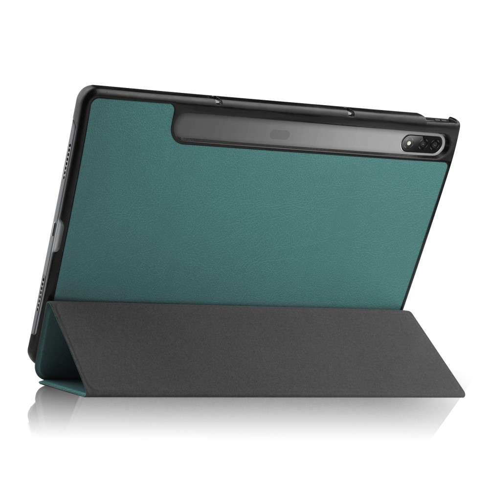 Case chytré zatváracie púzdro na tablet Lenovo Tab P12 Pro - zelené