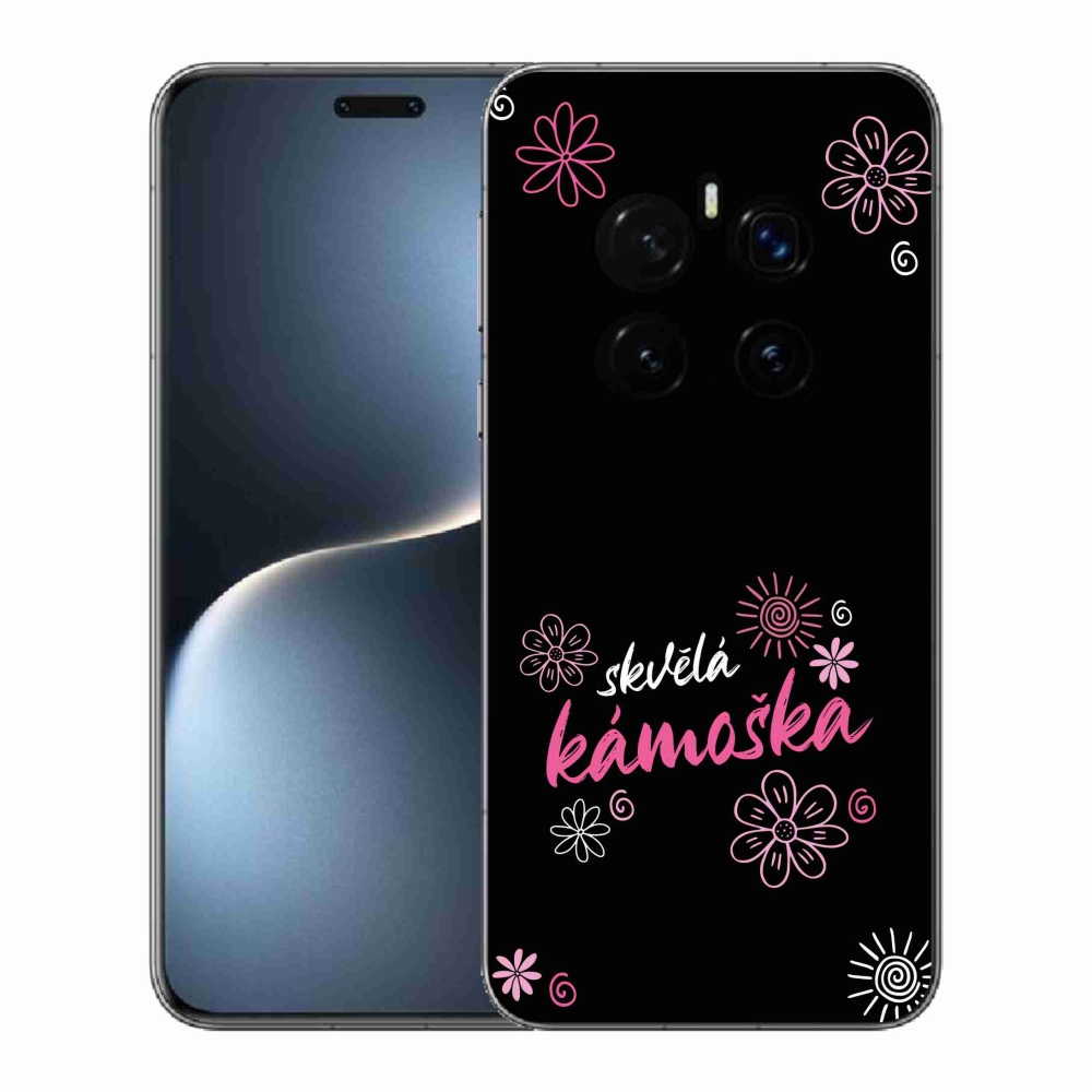 Gélový kryt mmCase na Honor Magic 7 Pro 5G - skvelá kamoška čierne pozadie