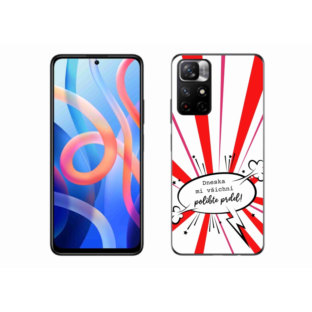 Gélový kryt mmCase na Xiaomi Redmi Note 11S 5G - vtipný text 15 biele pozadie