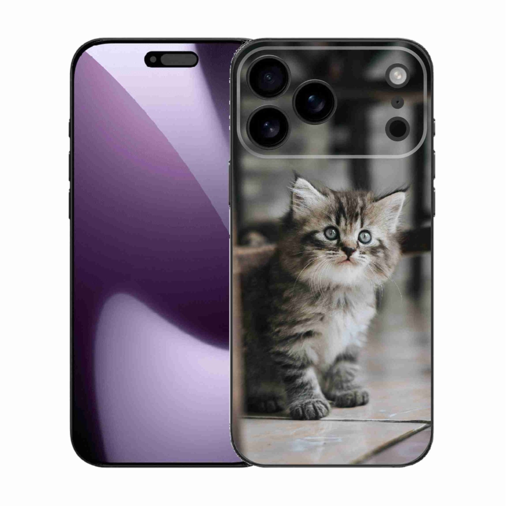 Gélový kryt mmCase na iPhone 17 Pro Max - mačiatko