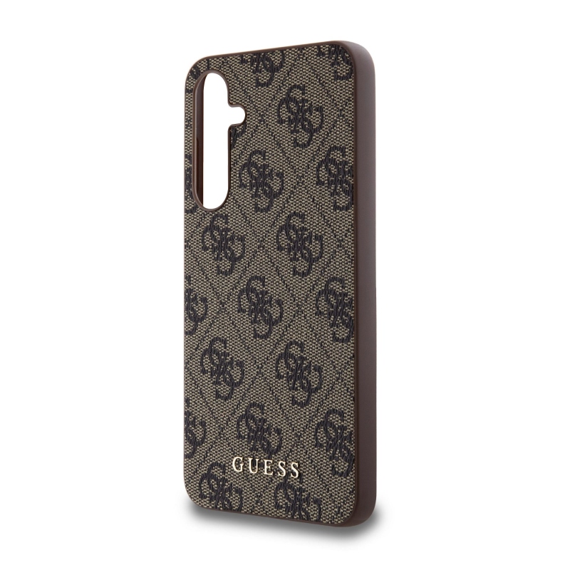 Guess 4G Zadný Kryt pre Samsung Galaxy A55 5G Brown